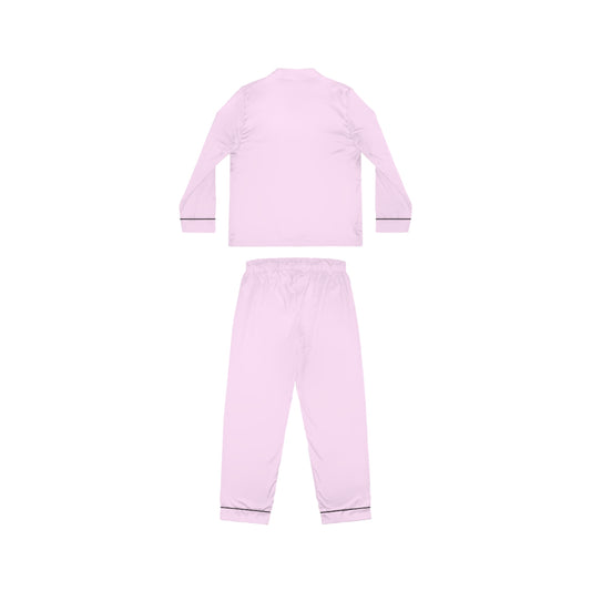 Women's Pink Satin Pajama Set – Luxe Soft Sleepwear