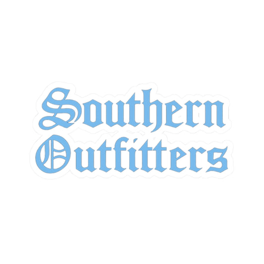 Southern Outfitters Kiss-Cut Sticker — Vintage Gothic Logo Decal