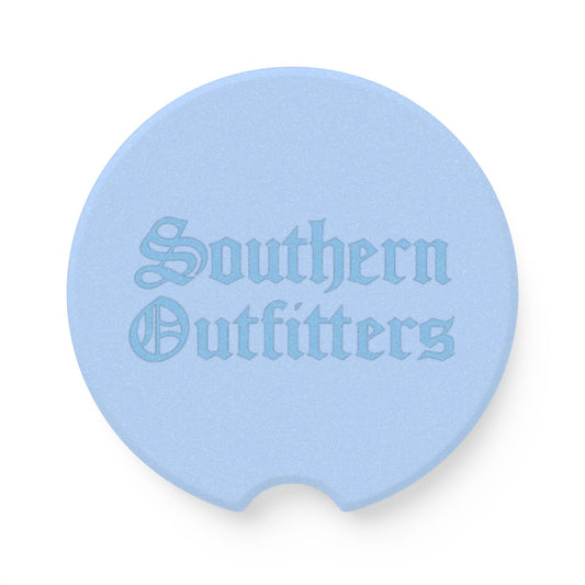 Soapstone Car Coaster — Southern Outfitters Blue Logo Car Cup Holder Insert