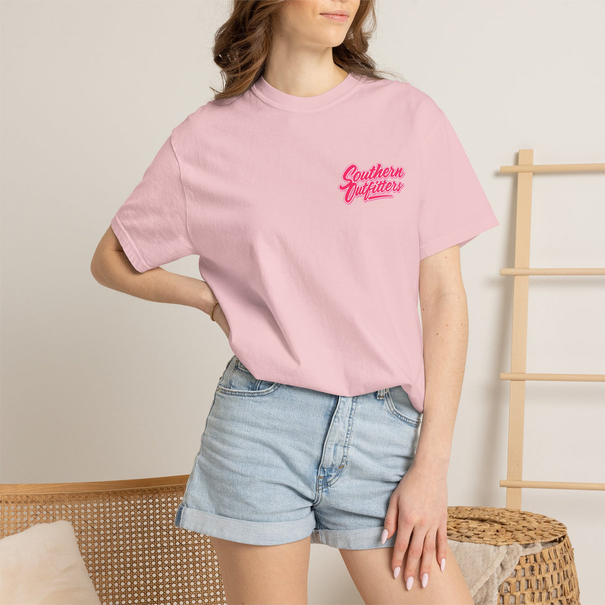 Southern Outfitters Pink Retriever T-Shirt