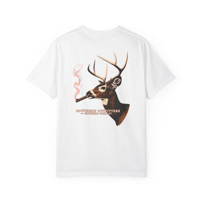 Deer Smoke Graphic T-Shirt — Southern Outfitters Chest Logo