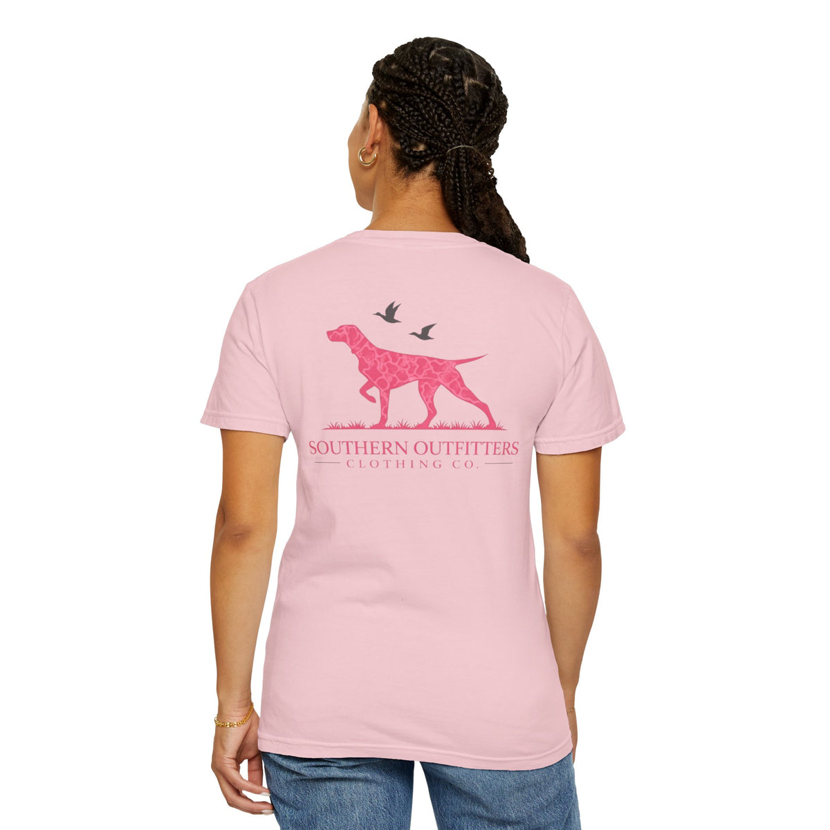 Southern Outfitters Pink Retriever T-Shirt